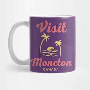 Moncton Canada - Funny Canadian Beach Art Mug